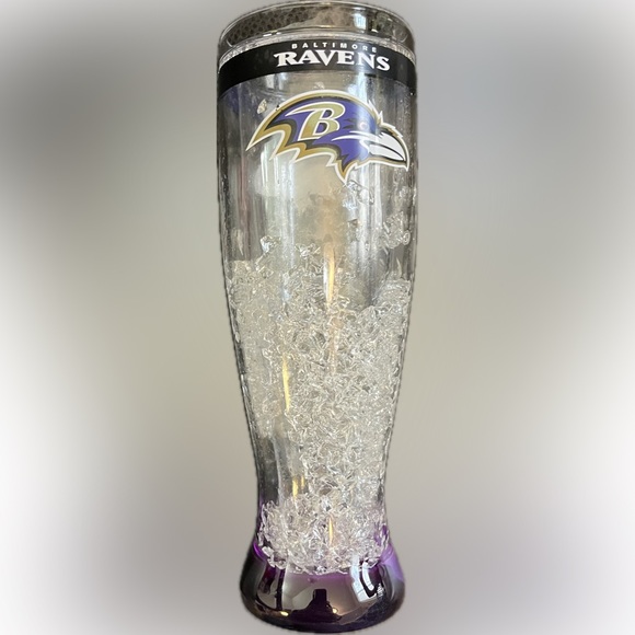 Baltimore Ravens Pilsner Glass - Picture 2 of 3